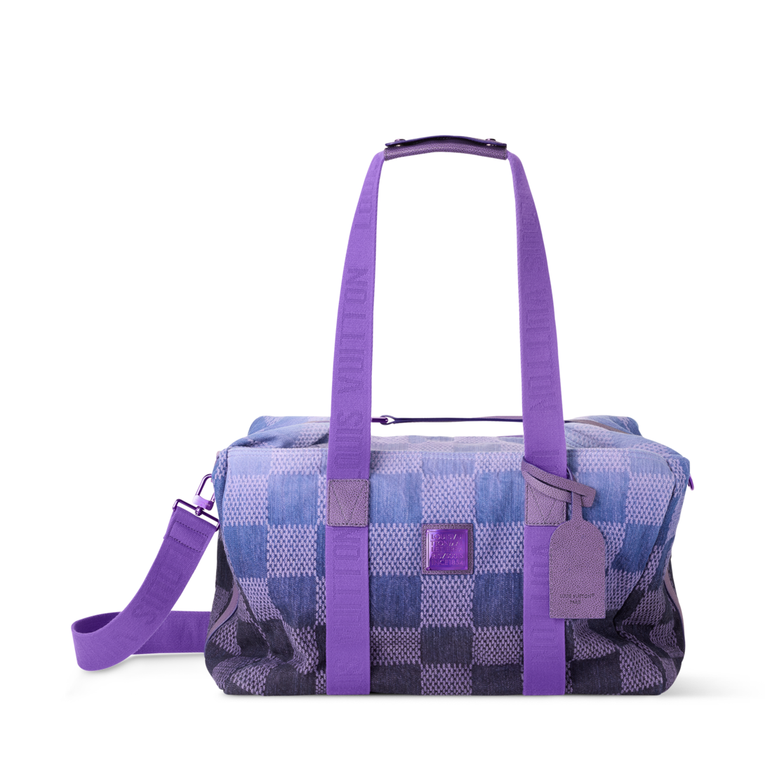 ルイ•ヴィトン NEW Louis Vuitton Virgil Keepall XS Taurillon Illusion Blue/Green